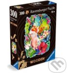 RAVENSBURGER Dřevěné obrysové Nádherní ptáci 300 dílků – Hledejceny.cz