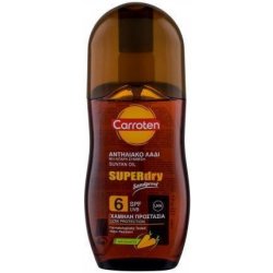 Carroten Super Dry Carrot oil super suchý olej na opalování SPF6 125 ml  opalovací a ochranný prostředek - Nejlepší Ceny.cz