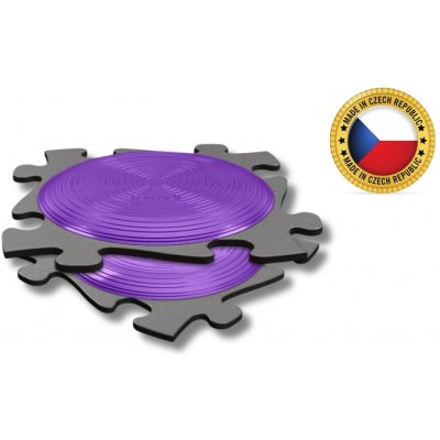 Muffik Set aktivních podložek Rotana Šedá/Fialová perleť – Sleviste.cz