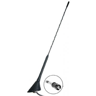 Střešní autoanténa se zesilovačem 60°, konektor RAKU2 40cm – Zboží Živě