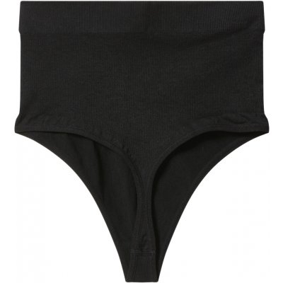 esmara Dámské bezešvé kalhotky Tanga černá – Zboží Dáma