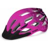 Cyklistická helma R2 Lumen Junior růžová/černá matná 2022