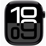 Apple Watch Series 10 46mm Cellular klavírně černý hliník s černým sportovním řemínkem M/L MWY43QC/A – Zboží Živě