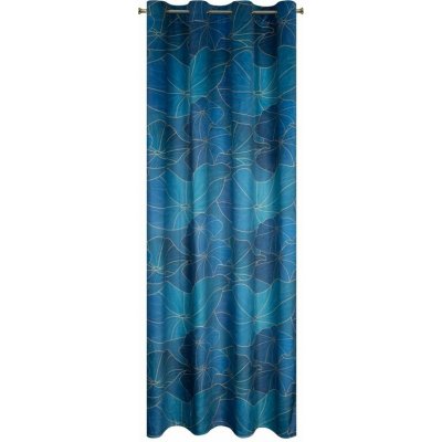 ZÁVĚS/LIMITED COLLECTION/LOTOS2/ 140X250 KOV.KROUŽKY TYRKYSOVÁ/ZLATÁ – Hledejceny.cz