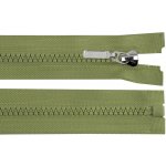 Kostěný zip No 5 délka 70 cm s ozdobným jezdcem Varianta: 263 zelená khaki, Balení: 1 ks – Hledejceny.cz