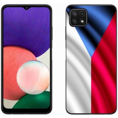 Pouzdro mmCase gelové Samsung Galaxy A22 5G - česká vlajka – Zboží Mobilmania