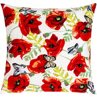 Bellatex Berta Červená Bílá Zelená 45 x 45 cm – Zboží Dáma