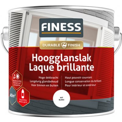 Finess Email krycí alkydový lesk 2,5 l černá – Zboží Mobilmania