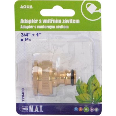 adaptér s vnitřním závitem 3/4" + 1" Ms AQUA