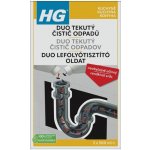HG tekutý DUO čistič odpadů 2 x 500 ml – HobbyKompas.cz