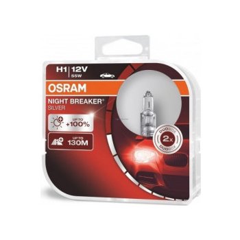 Osram Night Breaker Laser H1 12V 55W P14,5s 2 ks