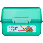 Sistema Dělený svačinový box Lunch Cube s 2 oddíly 1,4 l mátová – Zboží Mobilmania