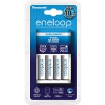 Panasonic Eneloop Basic Charger + 4x Panasonic Eneloop 1900mAh K-KJ51MCC40E – Zboží Živě