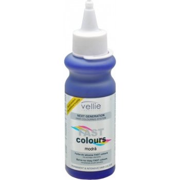 Vellie Fast Colours gelová barva na vlasy modrá 80 ml