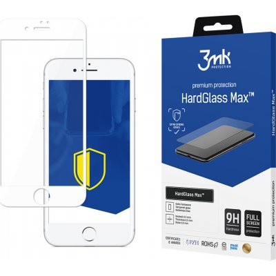 3mk HardGlass MAX pro Apple iPhone 7 bílá 5901571181967 – Zboží Mobilmania