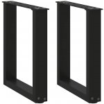 Omaxi 310910 Nohy konferenčního stolku ve tvaru U 2 ks černé 38 x 42-43 cm ocel – Hledejceny.cz