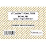 Optys 1315 Výdajový pokladní doklad A6 samopropisovací 50 listů – Zbozi.Blesk.cz