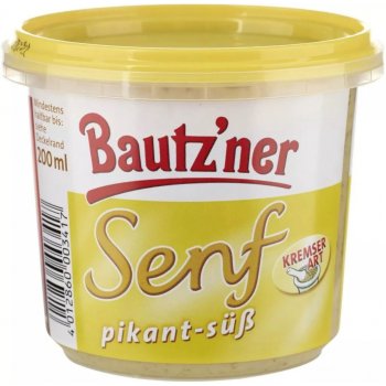 Bautzner pikantně sladká hořčice 200ml