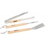 NÁČINÍ GRILOVACÍ BBQ SET 3KS 5X34CM NEREZ/DUB – Sleviste.cz
