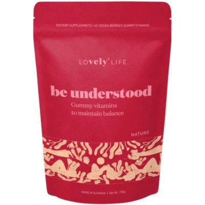 LoVely Life Žvýkací vitamíny pro udržení rovnováhy "be understood" 180 g – Hledejceny.cz
