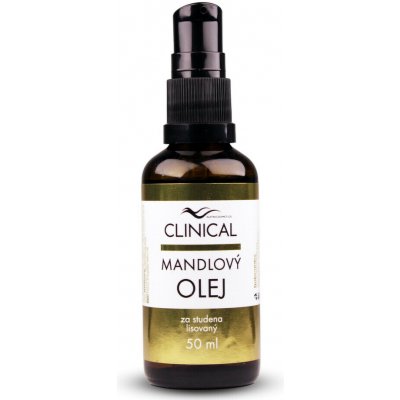 Clinical Mandlový olej za studena lisovaný 50 ml – Zbozi.Blesk.cz