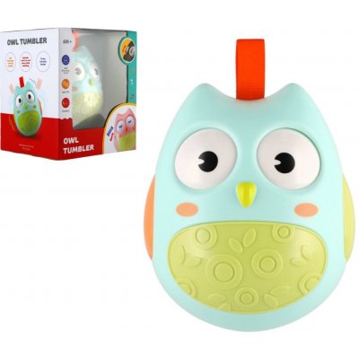Teddies Roly Poly sova plast 11cm se zvukem – Zboží Dáma