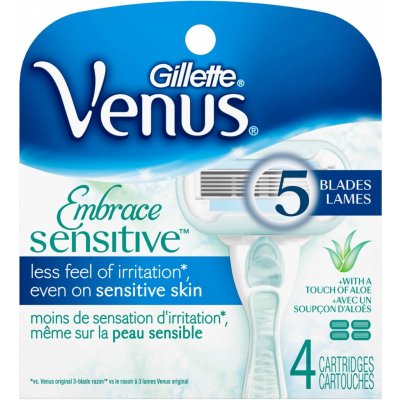 Gillette Venus Embrace Sensitive 4 ks – Zboží Mobilmania