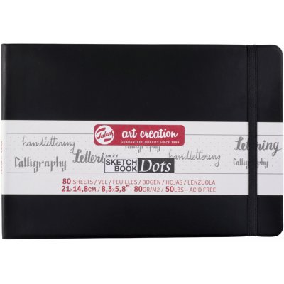 Talens Art Creation Skicák v pevné vazbě tečkované stránky 80g 80 listů 21 x 29,7 – Sleviste.cz