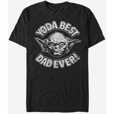 Zoot.Fan pánské tričko Star Wars Yoda Best Dad černé
