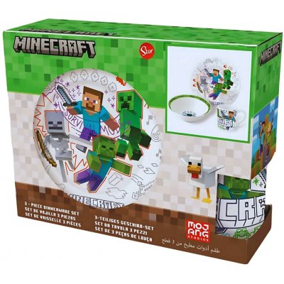 Stor KERAMICKÁ SOUPRAVA MINECRAFT ceramic snack set 3 ks – Zboží Dáma