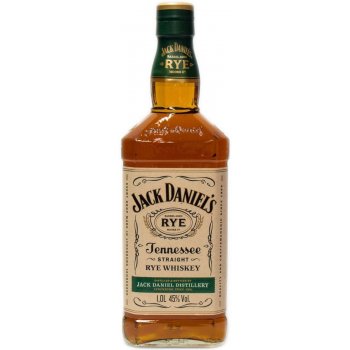 Jack Daniel's Straight Rye 45% 1 l (holá láhev)