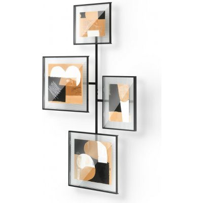 Nástěnné fotorámečky Umbra FLUTE SET/4ks černé – Hledejceny.cz