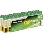 GP Super Alkaline AAA 20ks 1013100210 – Hledejceny.cz