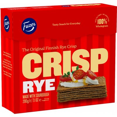 Fazer Crisp Žitné křupavé plátky 200 g – Zboží Dáma
