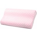 Memory Pillow AG32F Paměťový ortopedický polštář růžový 49x27