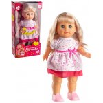 Teddies Barunka chodící a zpívající plast 42 cm na baterie se zvukem 21x44x11 cm – Zboží Dáma