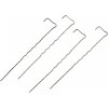 GTEX Ocelové kotvící skoby do země GEOPIN 30cm × 4mm – balení 100 ks
