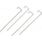 GTEX Ocelové kotvící skoby do země GEOPIN 30cm × 4mm – balení 100 ks