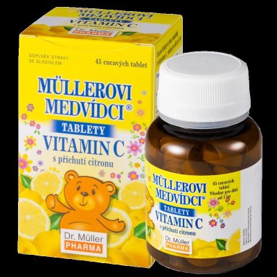 Müllerovi medvídci s vit.C s př.cit 45 tablet – Hledejceny.cz