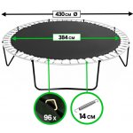 Aga skákací plocha k trampolínám 430cm 96 ok – Hledejceny.cz