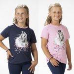 HKM Tričko Horse Spirit deep blue – Zboží Dáma