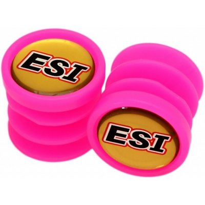 Záslepky řídítek ESI grips Bar Plugs Pink – Zboží Mobilmania