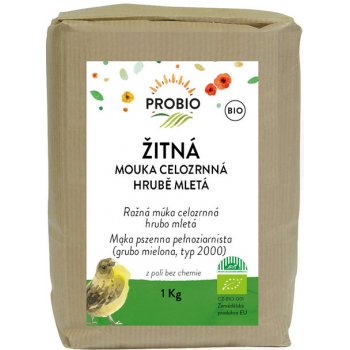 ProBio Mouka žitná celozrnná hrubě mletá 1000 g