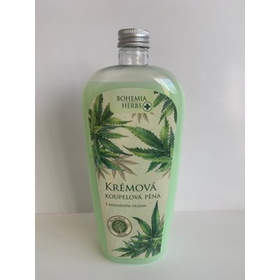 Bohemia Cosmetics Cannabis Regenerační pěna do koupele s konopným olejem 500 ml – Zboží Mobilmania