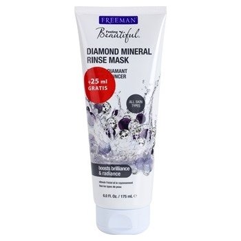 Freeman Feeling Beautiful pleťová maska pro mastnou pleť Diamond Mineral Rinse Mask 175 ml