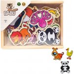 Studo Wood Dřevěné magnetky zvířata 20 ks – Zboží Mobilmania