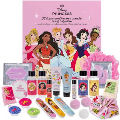 Mad Beauty Adventní kalendář kosmetický růžový, Disney Princess – Hledejceny.cz