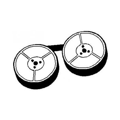 Páska pro psací stroj pro Olivetti Linea 88, GR. 1, červeno - černá, textilní, 13/10, N – Zboží Živě