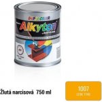 Alkyton hladký lesklý RAL 1007 žlutá narcisová 750 ml – Zbozi.Blesk.cz