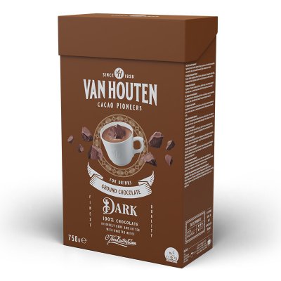 Van Houten horká čokoláda v prášku hořká 750 g – Zboží Mobilmania